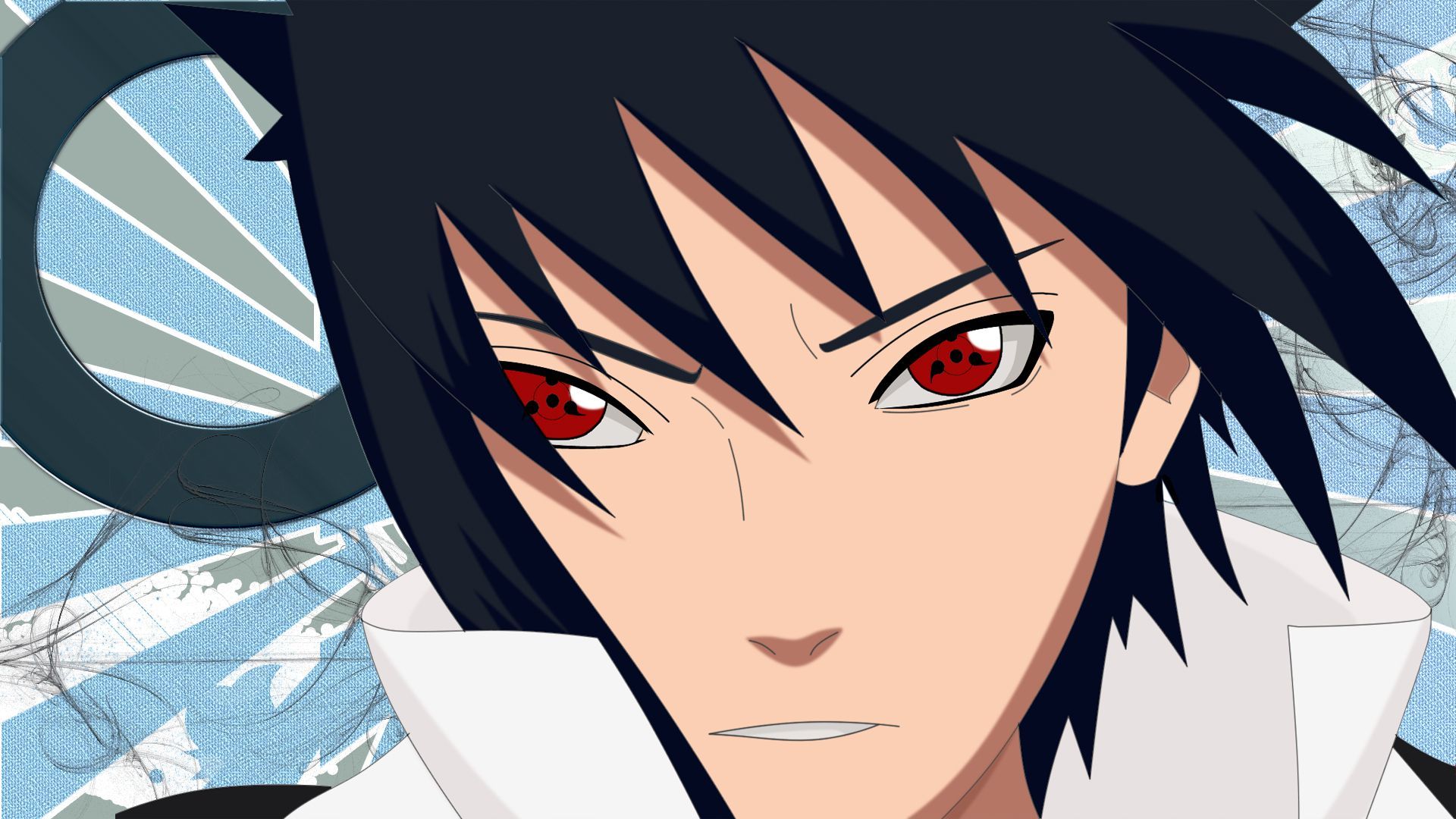 Sasuke Uchiha Red Eye - HD Wallpaper 