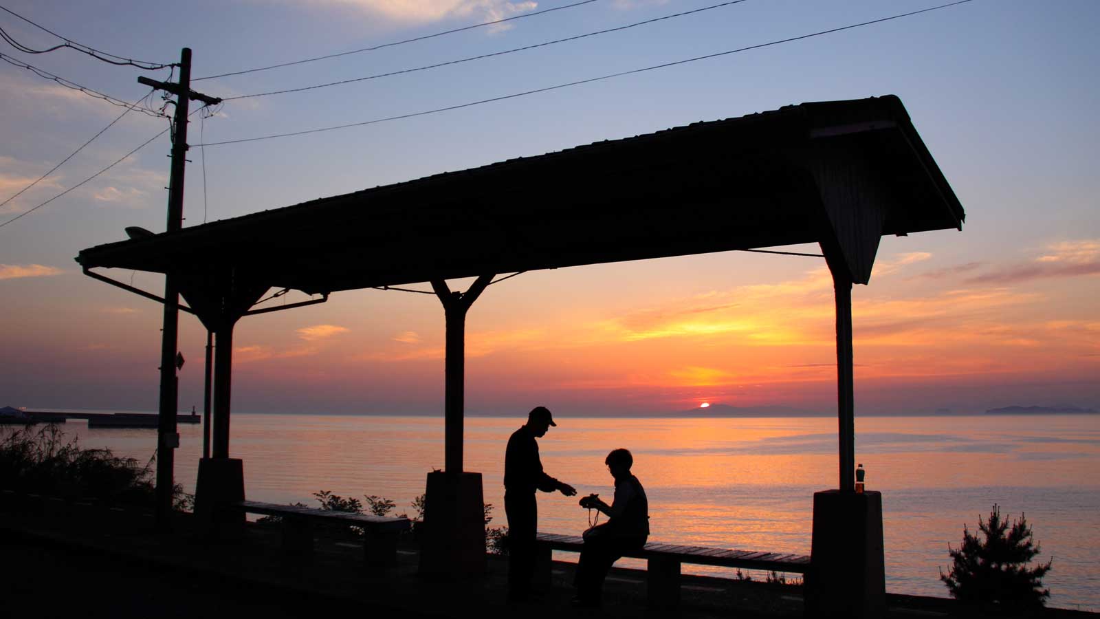 Koleksi Foto Di Sepanjang Perjalanan Melintasi 16 Stasiun - Shimonada Station - HD Wallpaper 
