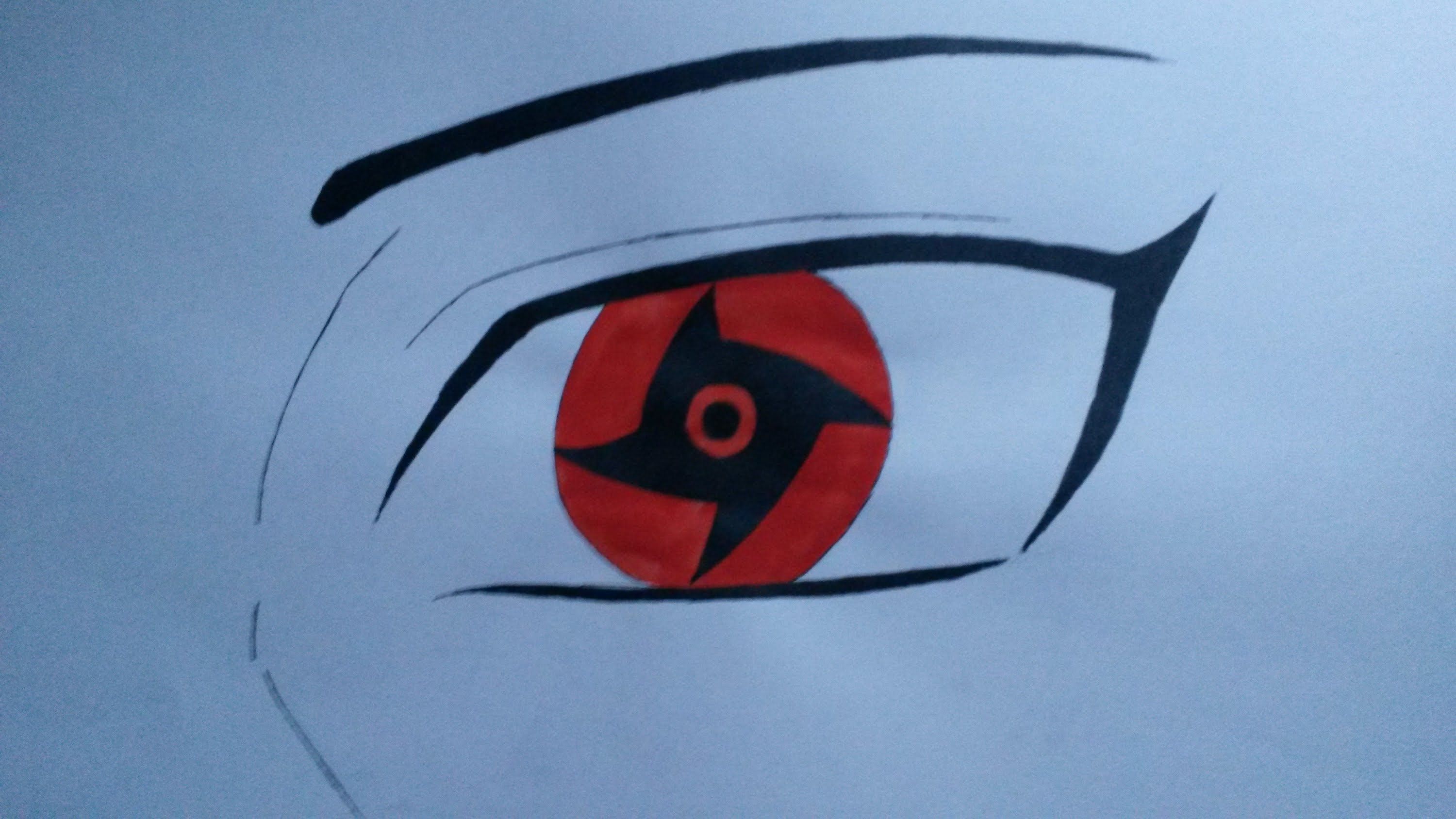 How To Draw Eyes Shisui Mangekyou Sharingan Color - Shisui Mangekyou Sharingan Drawing - HD Wallpaper 