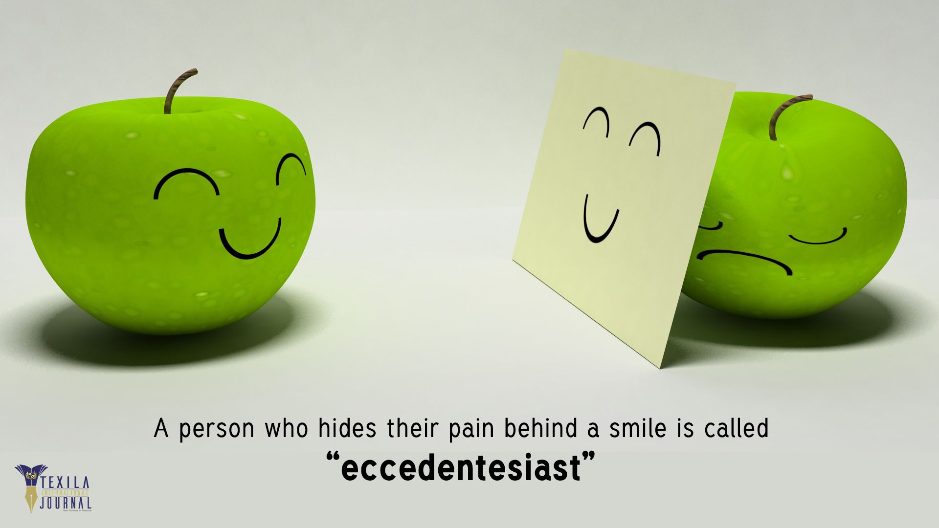 Happy And Sad Apple - HD Wallpaper 