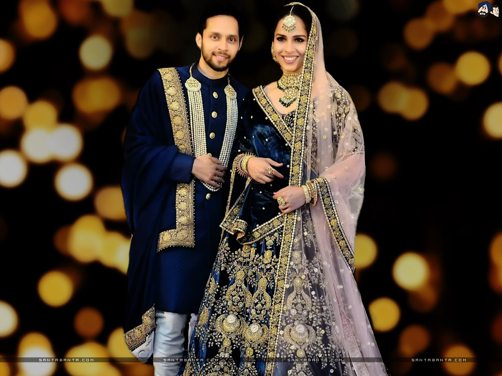 Saina Nehwal - Wedding Dress For Bride And Groom - HD Wallpaper 