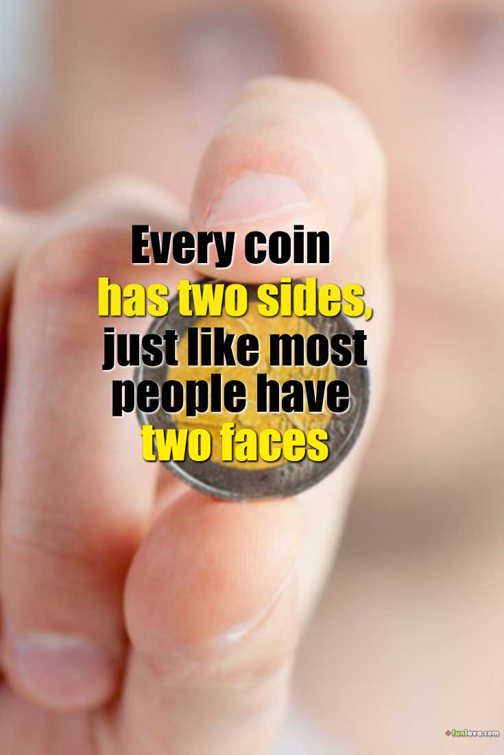 Coin Two Sides People Two Faces 雲居 一輪 735x1102 Wallpaper Teahub Io