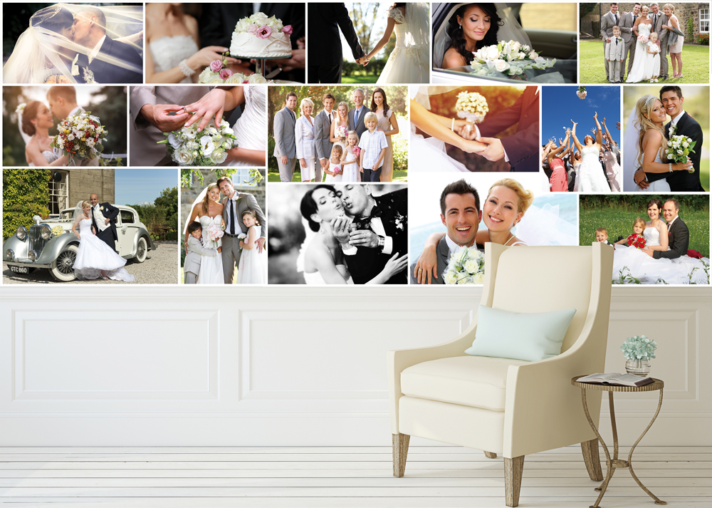 Wallpaperink Wedding Collage - Collage - HD Wallpaper 