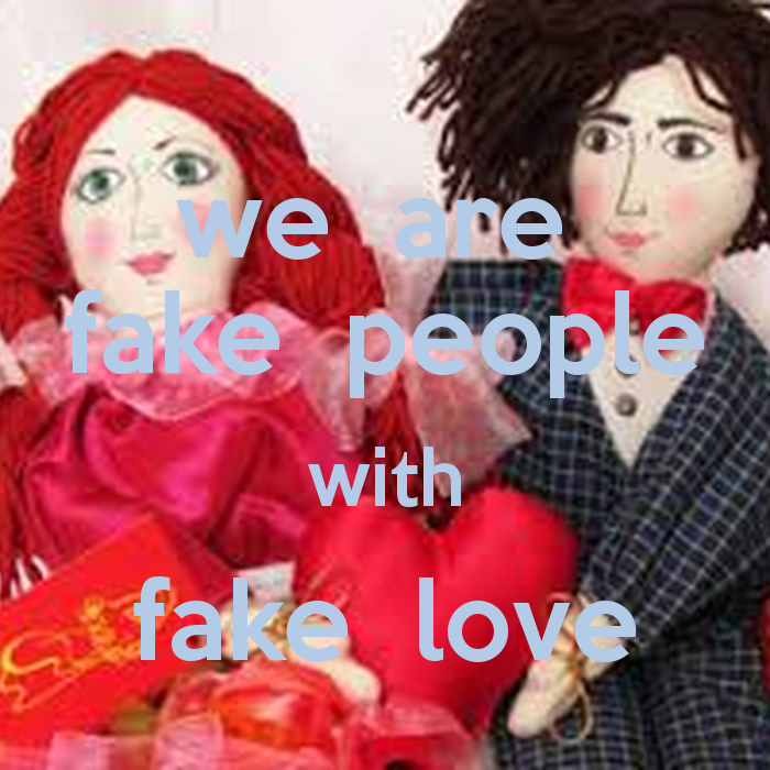 We Are Fake People With Fake Love - Girl - HD Wallpaper 