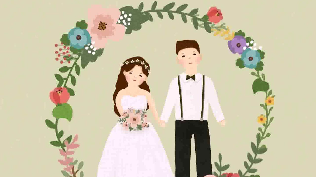 Wedding Cartoon - 1280x720 Wallpaper 