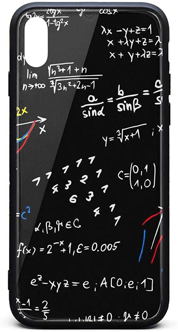 Math Wallpaper Black Backdrop Phone Case For Iphone - Iphone Matematicas - HD Wallpaper 