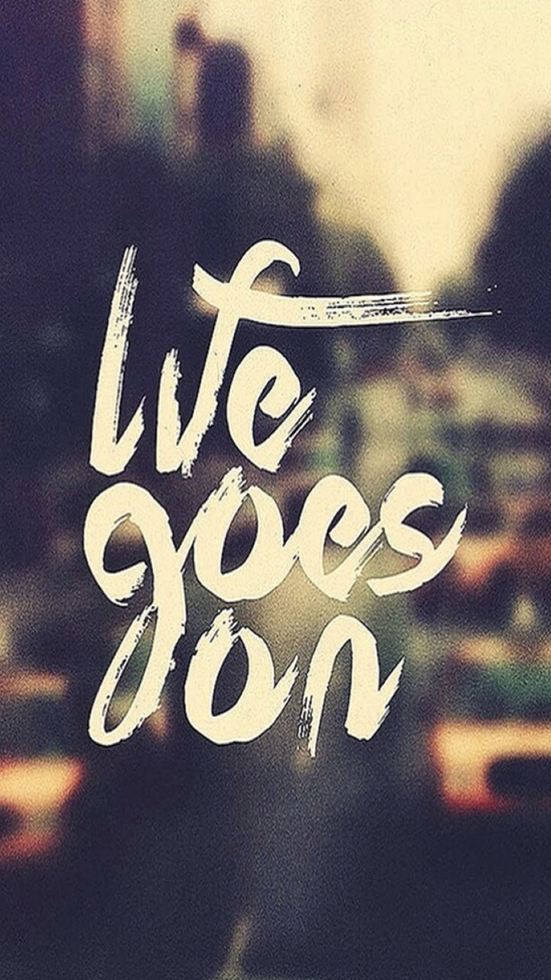 Iphone Wallpaper Life Goes - HD Wallpaper 