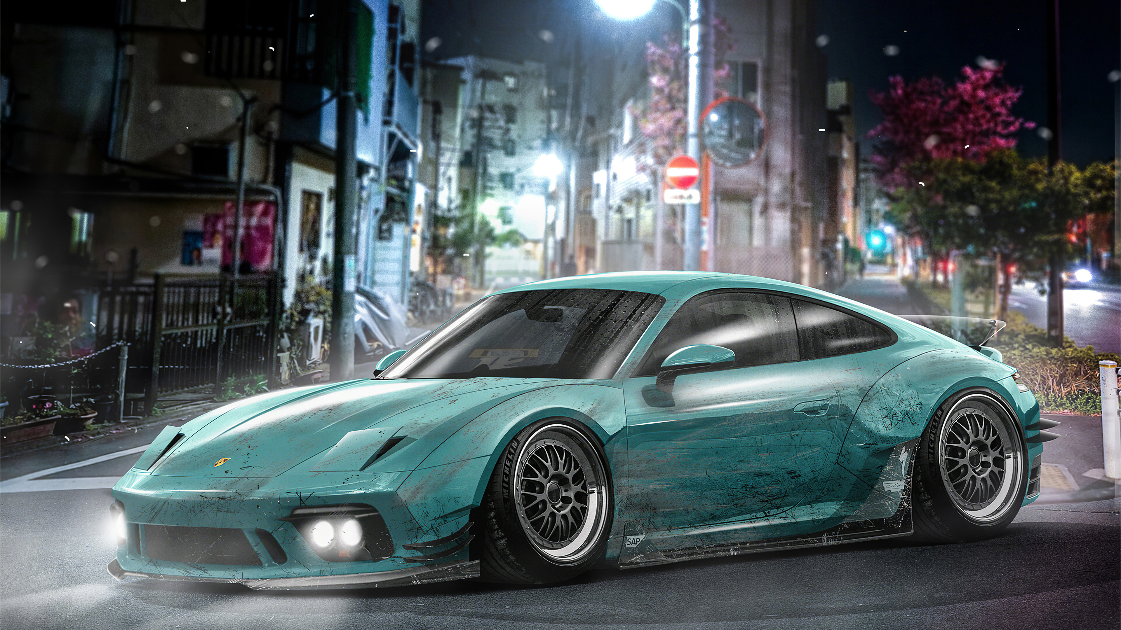 Porsche 911 Tokyo - Porsche Tokyo - HD Wallpaper 