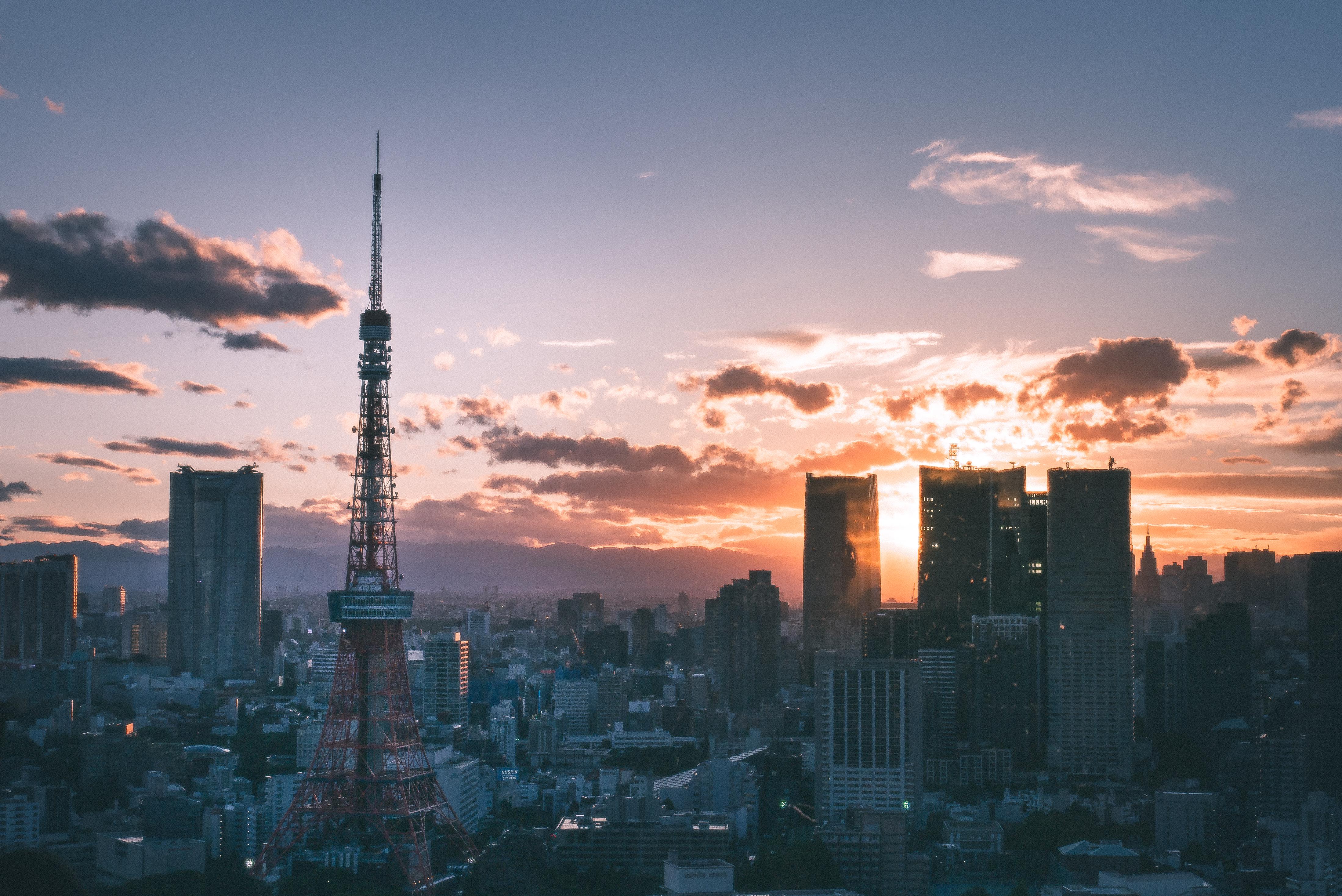 Tokyo Sunset 2019 Wallpaper - Tokyo Sunset - HD Wallpaper 
