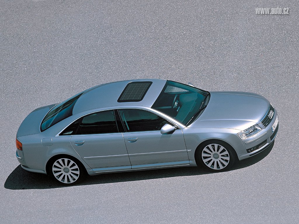 Silver Audi A8 - HD Wallpaper 