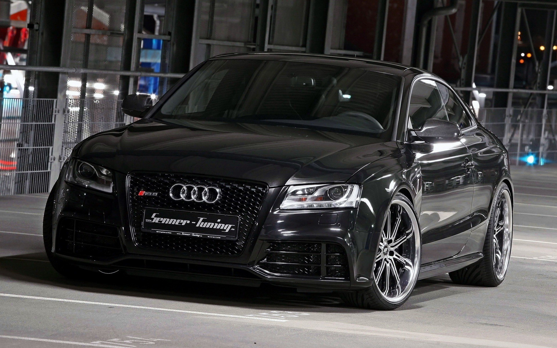 Black Audi Sports Car - HD Wallpaper 