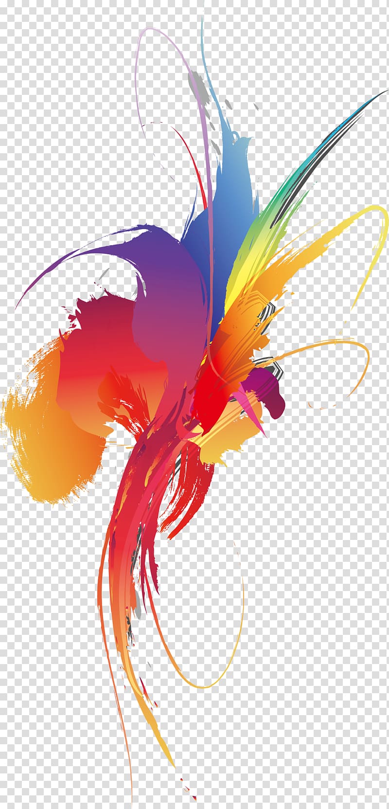Multicolored Painting, Graphic Design Color , Colorful - HD Wallpaper 