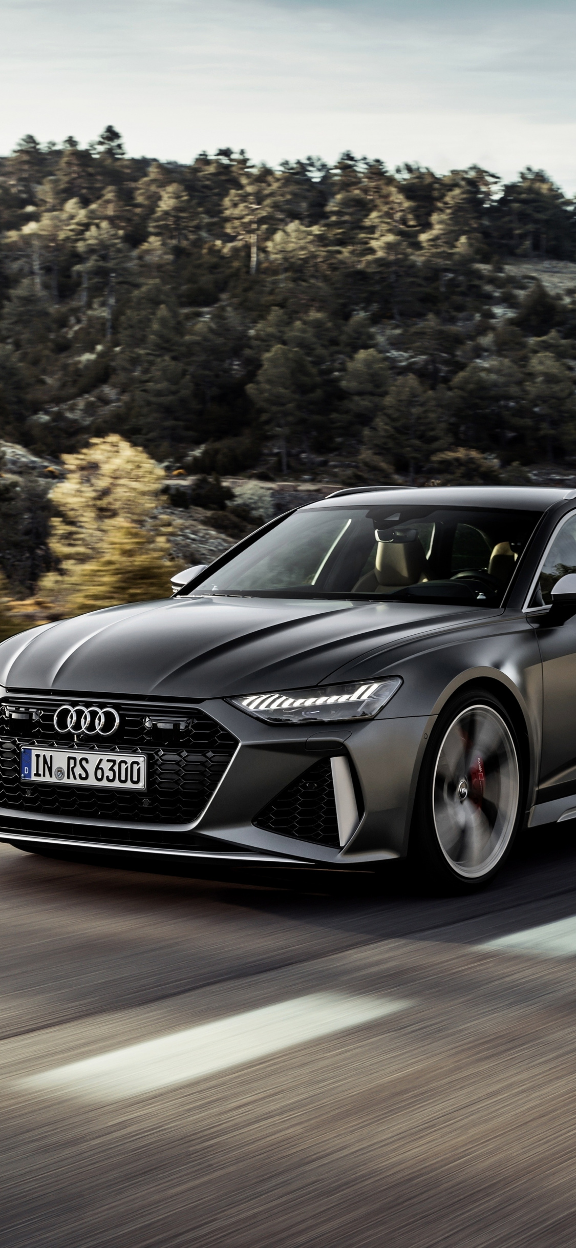 2020 Audi Rs6 Avant, Black Car, Wallpaper - HD Wallpaper 