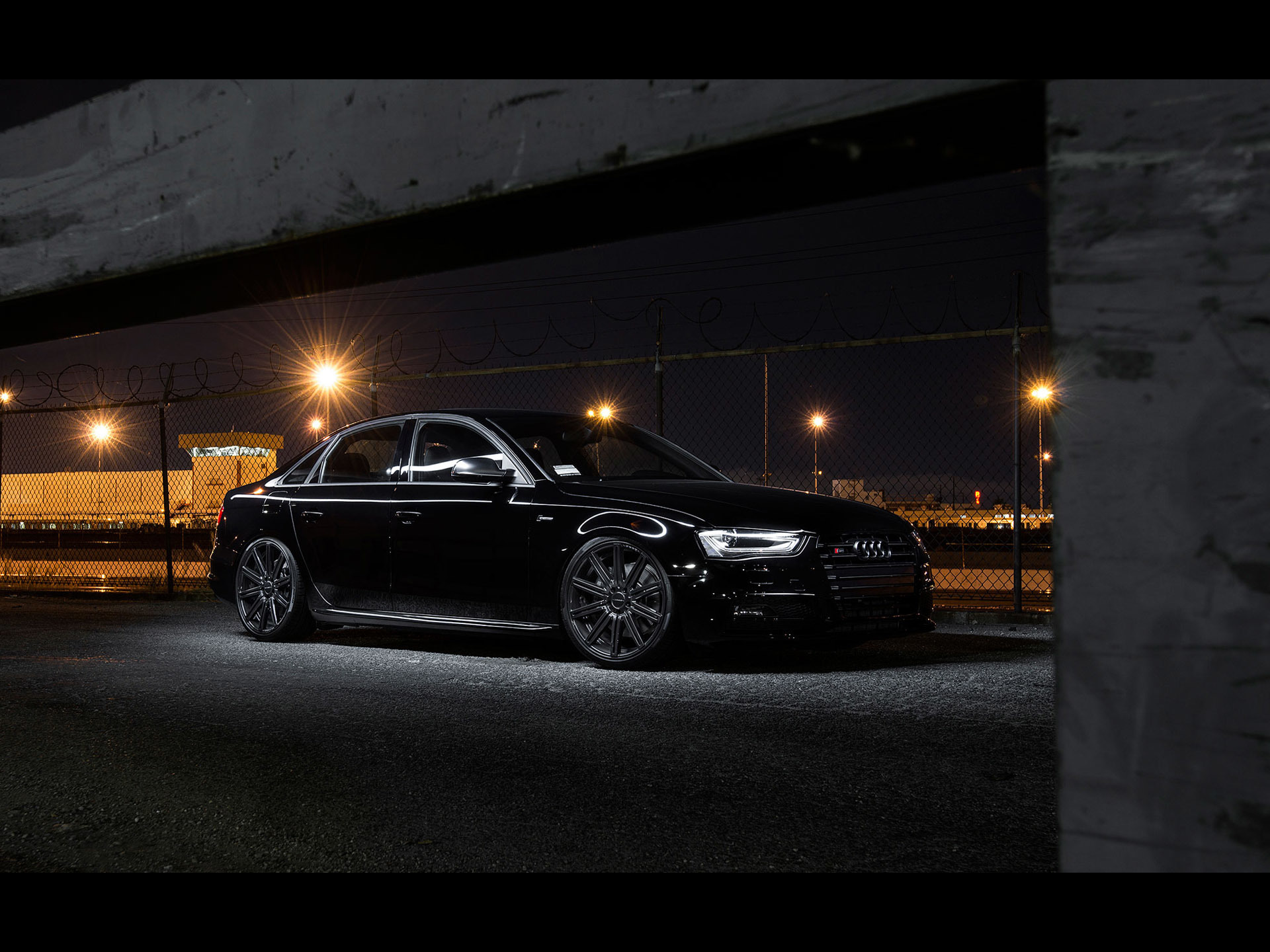 Audi A6 Black Night - HD Wallpaper 