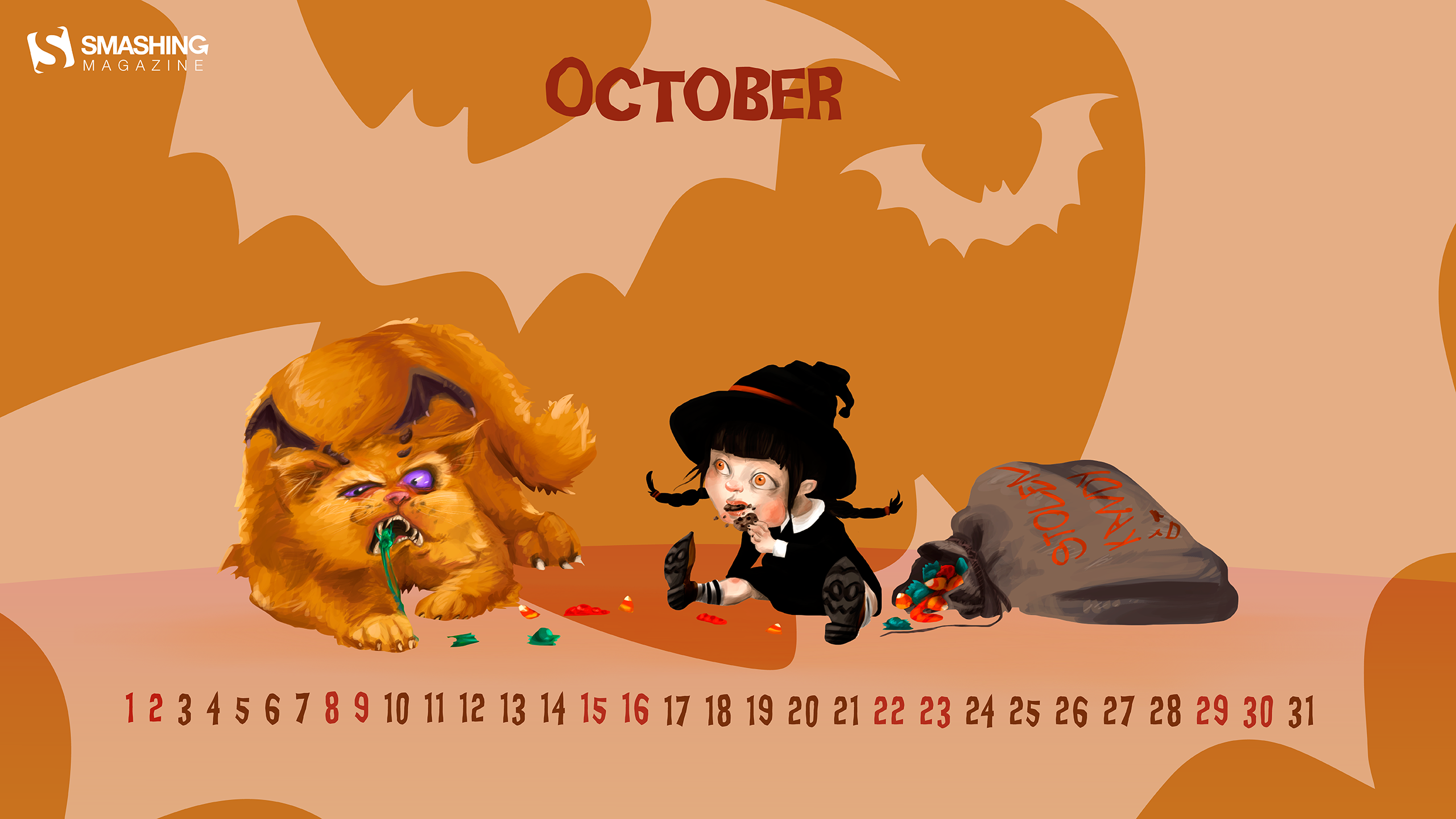 Smashing Magazine October 2018 - HD Wallpaper 