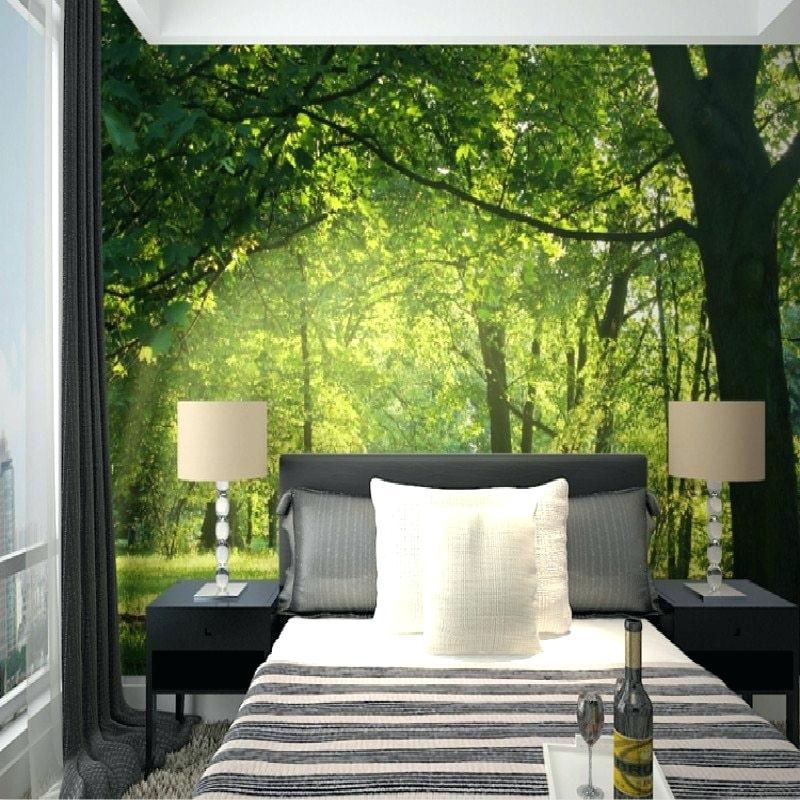 Photo Wallpaper For Wall Mural Forest Garden Living - HD Wallpaper 