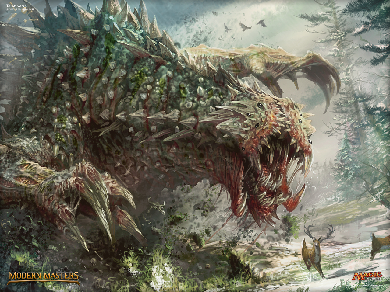 Tarmogoyf Art - HD Wallpaper 