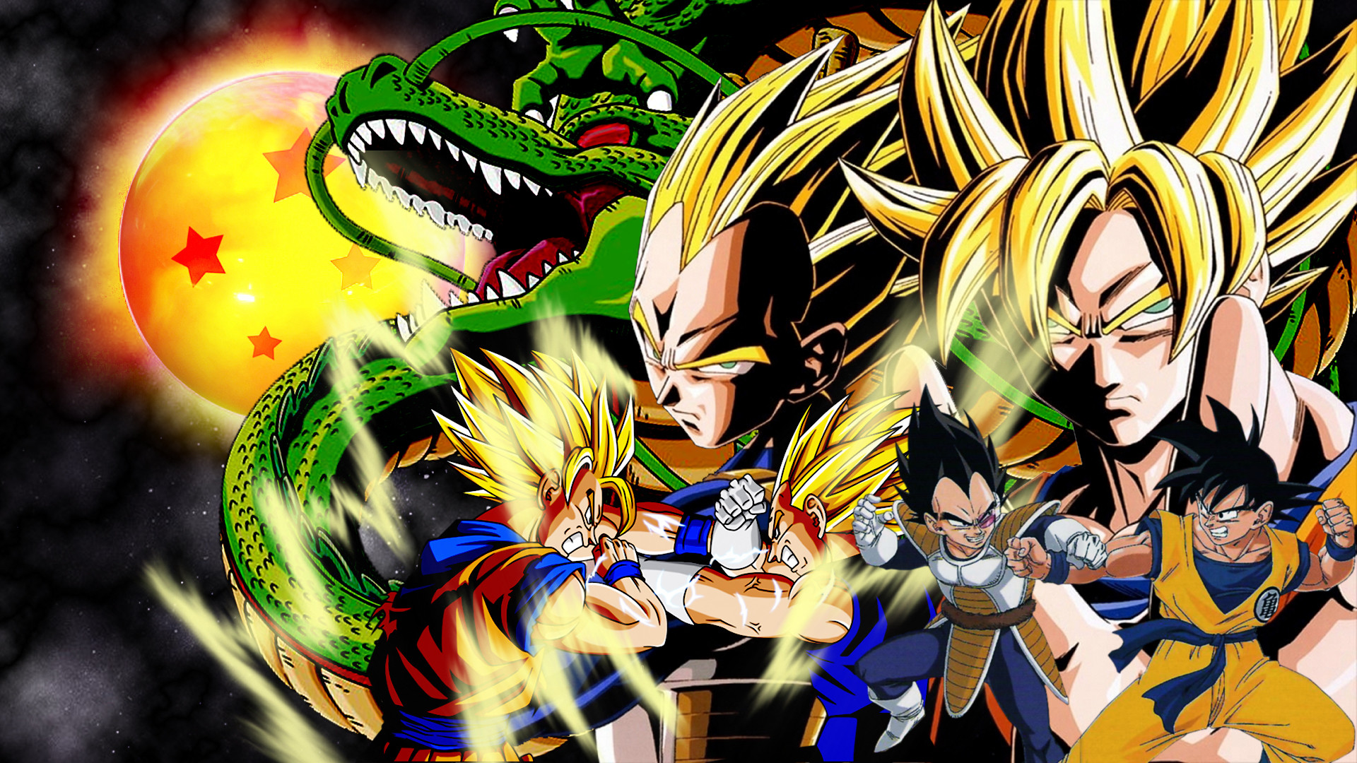 Zerocompassion 11 2 Goku Vs Vegeta Wallpaper By Vulc4no - Goku Vs Vegeta Wallpaper Hd - HD Wallpaper 