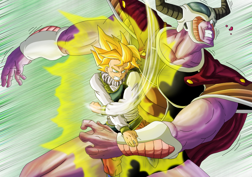 Dbm Goku Vs Cold By Leackim7891-d3y3h8d - Goku Vs Mecha Frieza And King Cold - HD Wallpaper 