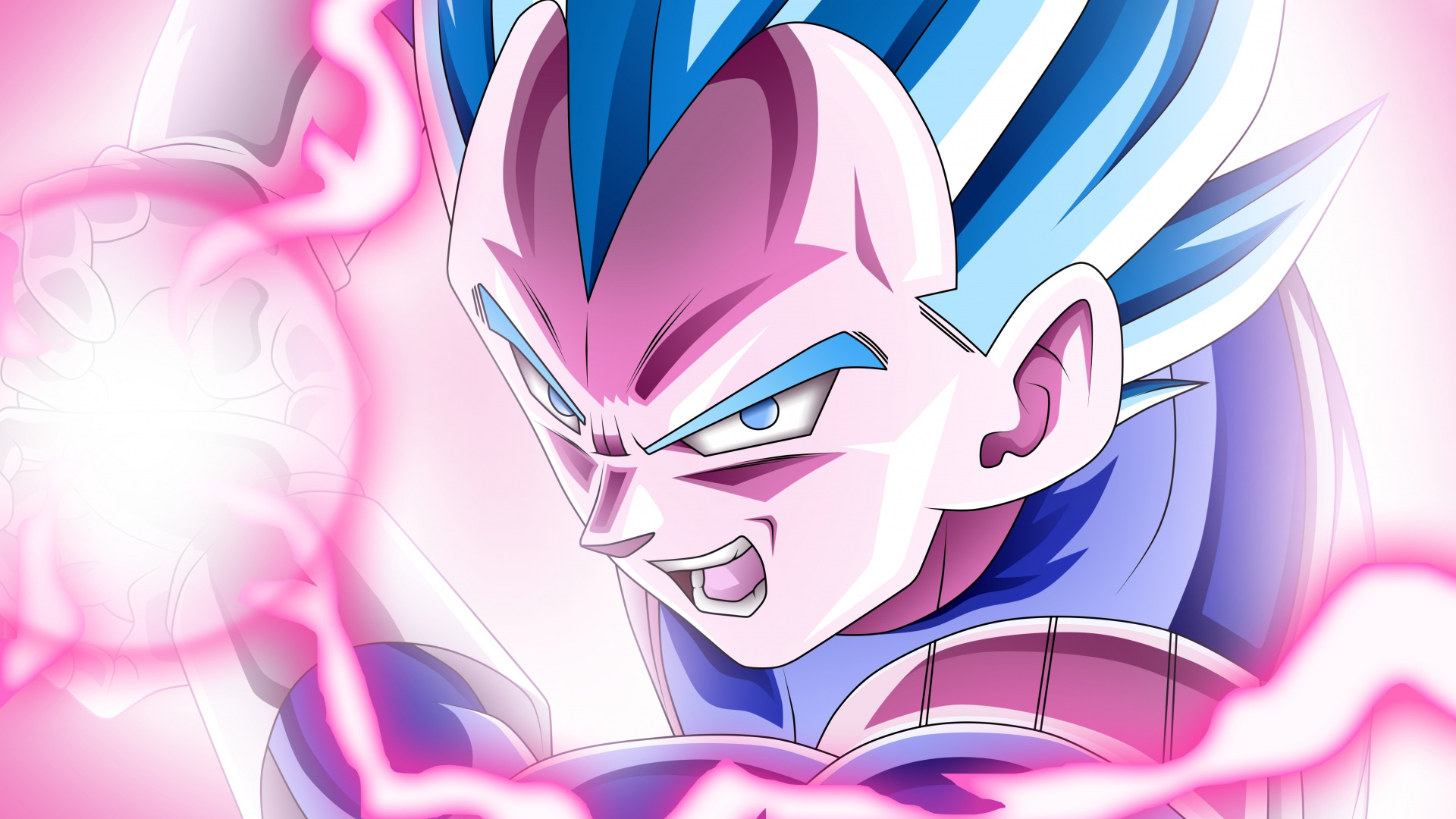 Super Vegeta, Blue Power, Dragon Ball, Anime, Wallpaper - Dragon Ball Super Vegeta Hd - HD Wallpaper 