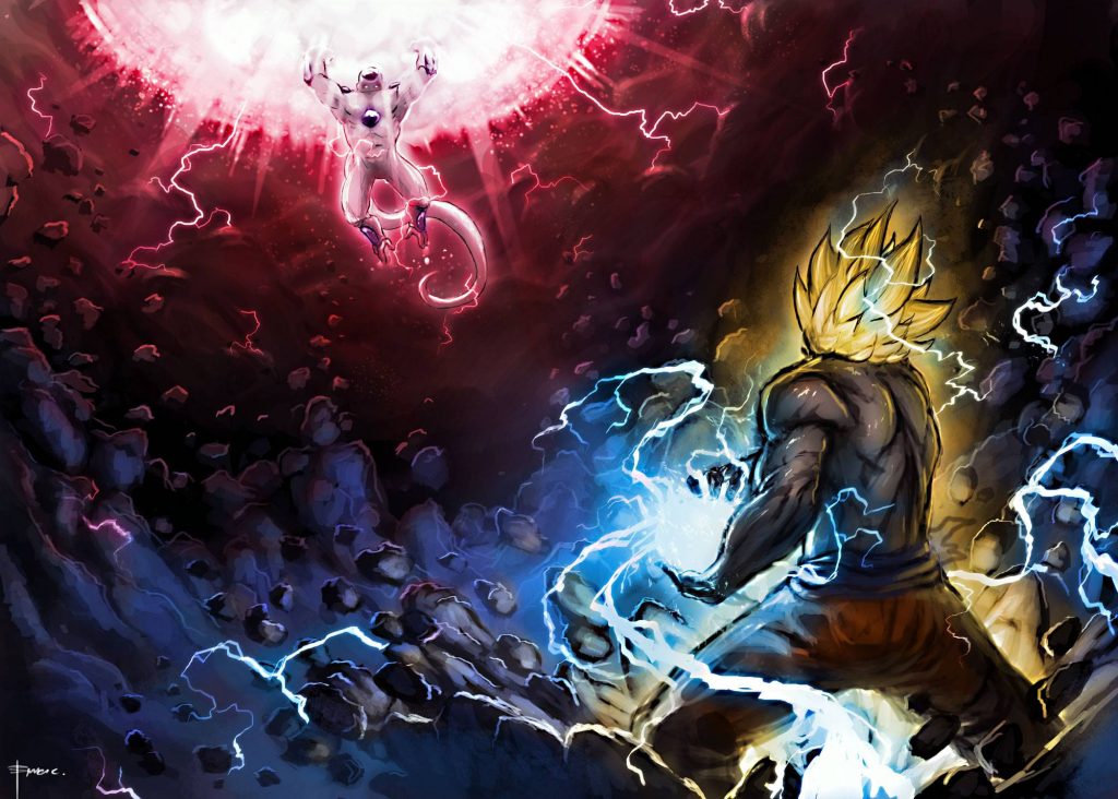 Goku Vs Vegeta Wallpaper Pic Hwb29377 - Dragon Ball Z Epic - HD Wallpaper 