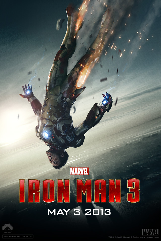 Iron Man 3 Iphone Wallpaper - Iron Man 3 Hd Poster - HD Wallpaper 
