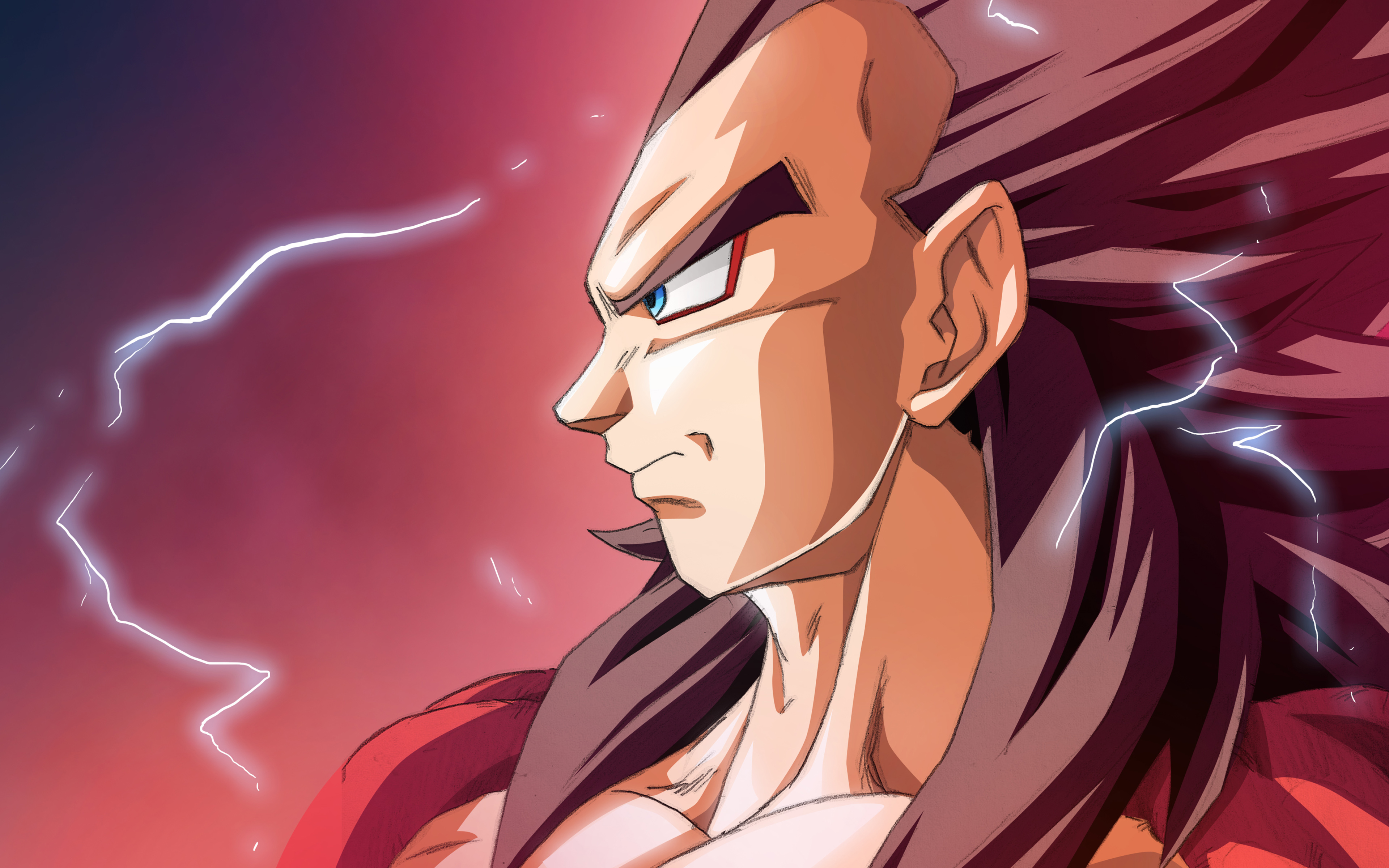 Vegeta Ssj4, 4k, Dragon Ball Z, Manga, Vegeta, Dbz, - Super Saiyan 4 Vegeta - HD Wallpaper 