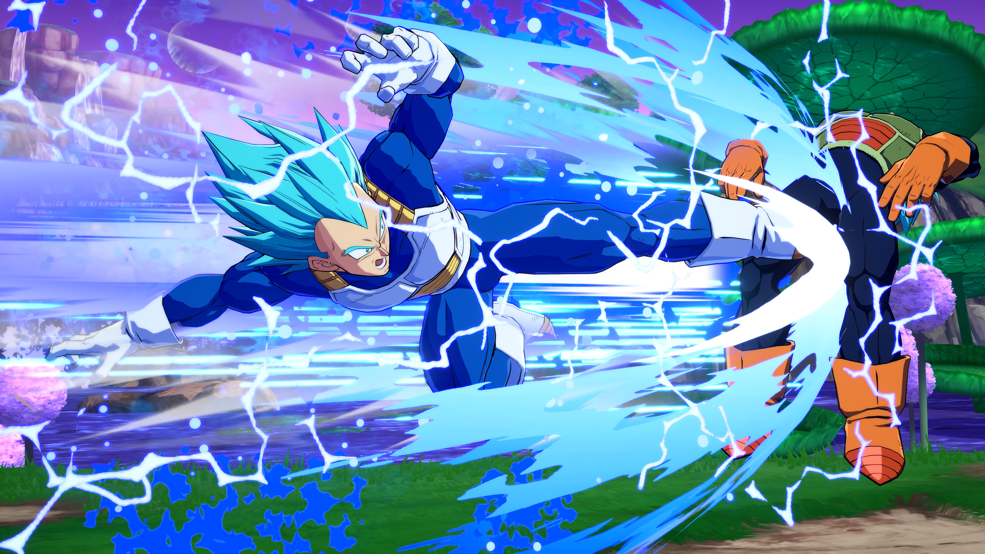 Dragon Ball Fighterz Vegeta Blue - HD Wallpaper 