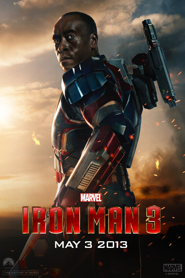 Iron Man 3 Iphone Wallpaper - Iron Man 3 Characters Poster - HD Wallpaper 