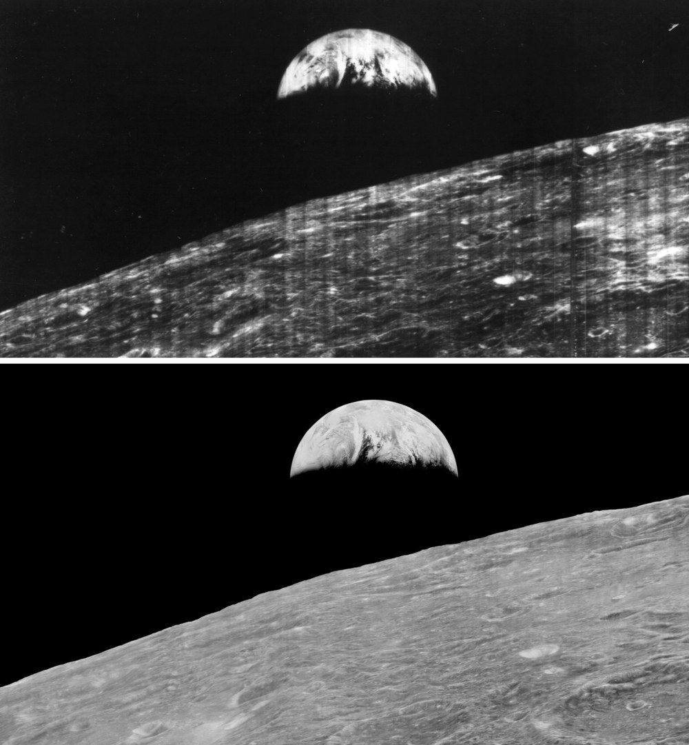 Earth From Moon - HD Wallpaper 