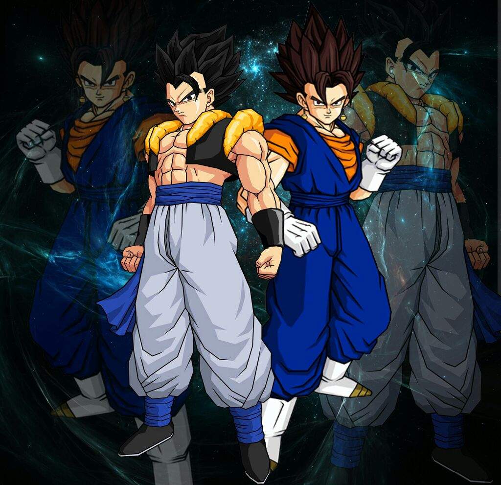 User Uploaded Image - Vegito And Gogeta Forms - HD Wallpaper 