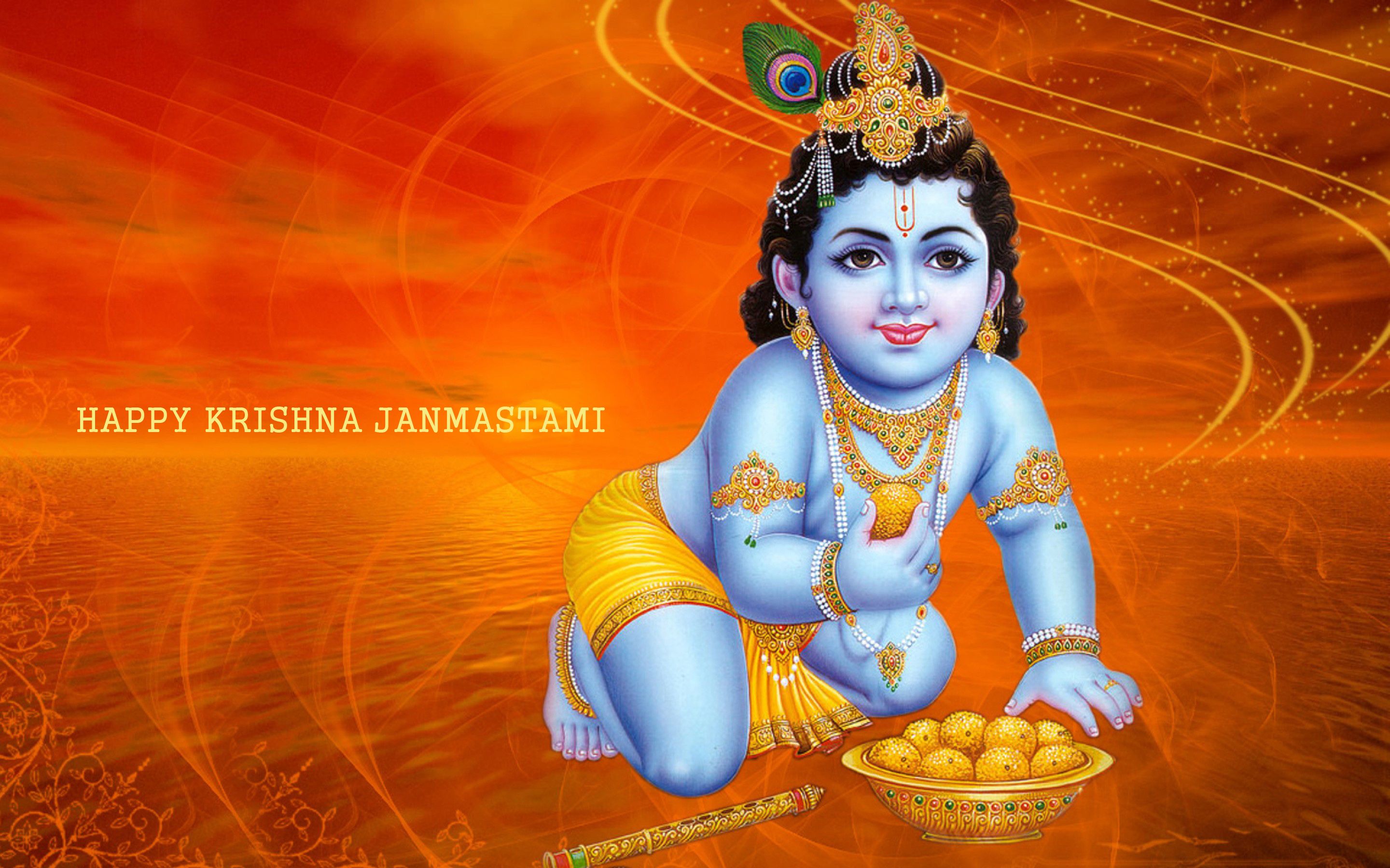 Krishna Janmashtami Wallpapers, Images - Krishna Janmashtami In Nepal - HD Wallpaper 