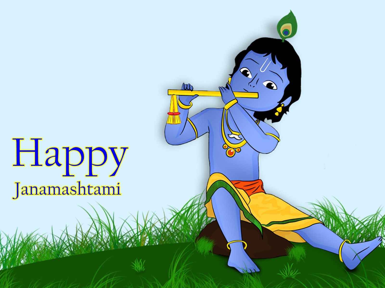 Krishna Birthday Janmashtami High Definition Wallpapers - Krishna Janmashtami Date 2019 - HD Wallpaper 