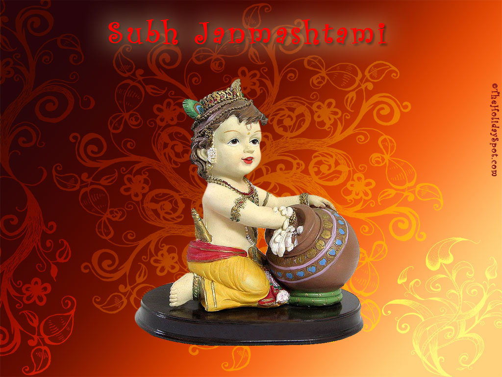 Happy Janmashtami - HD Wallpaper 