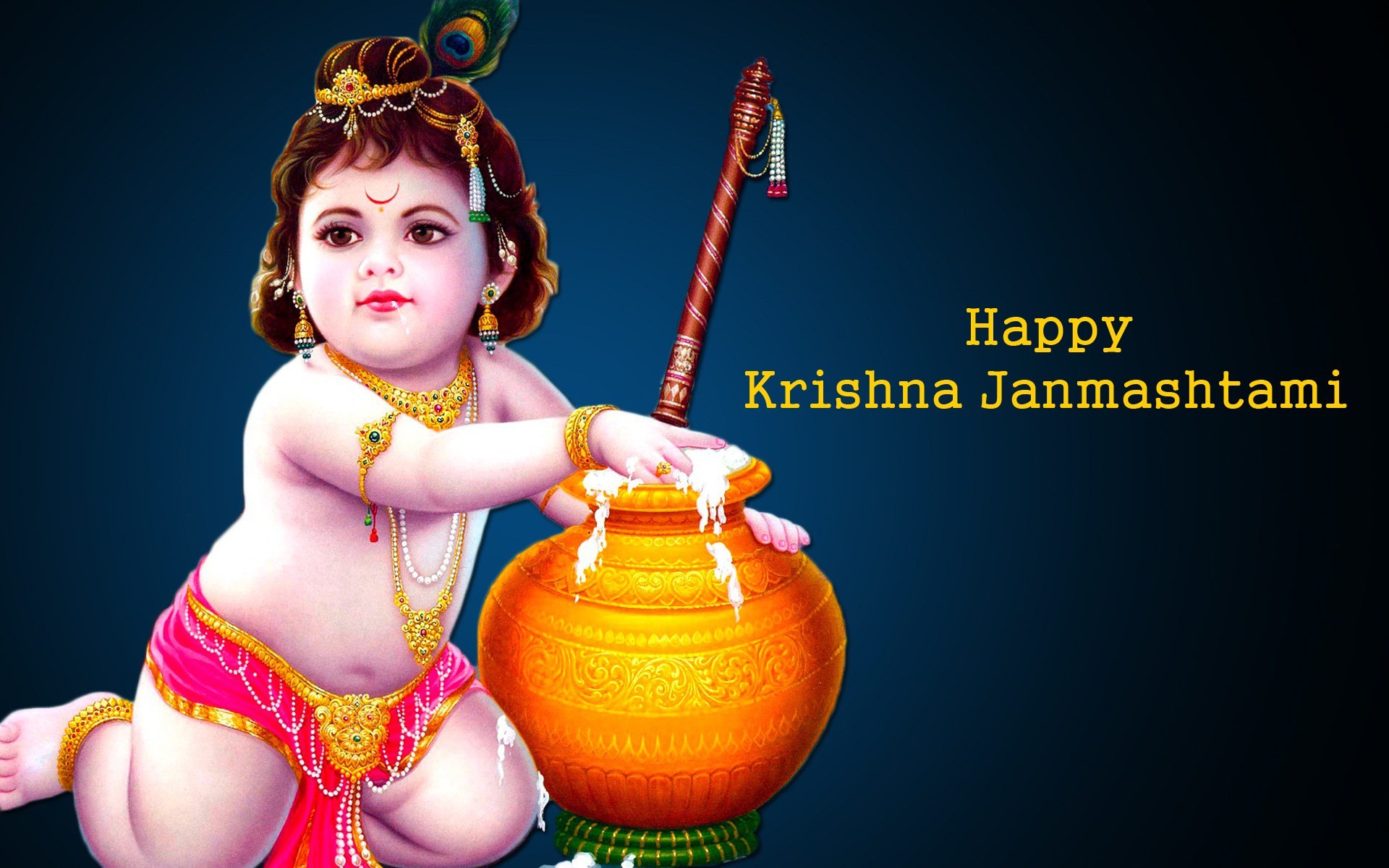 Top 20 Krishna Ji Images Wallpapers Pictures Pics Photos - Full Hd Krishna Janmashtami - HD Wallpaper 