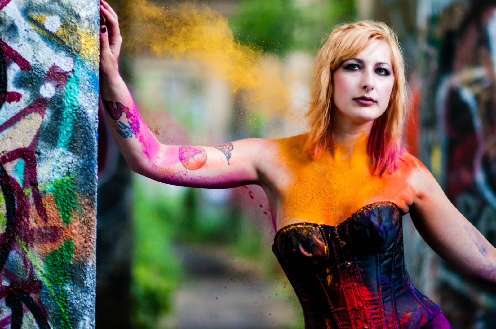 Happy Holi Images - Holi Girl Hd - HD Wallpaper 