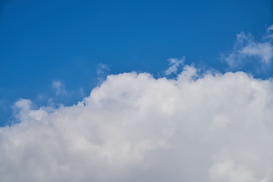 Cloud, Blue, Sky, Clouds, Nature, Summer, Air, Atmosphere, - Cumulus - HD Wallpaper 