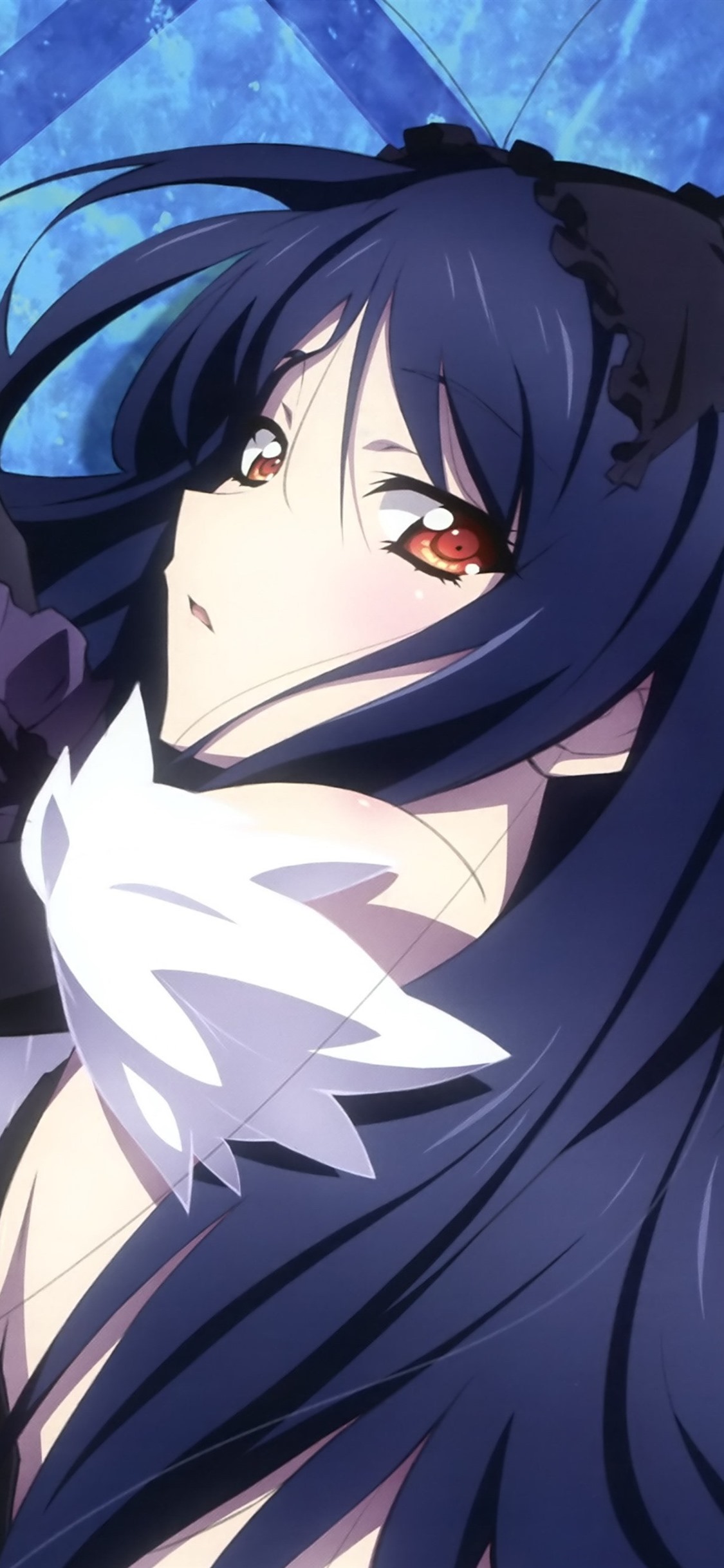 Adorable Cute Black Hair Anime Girl - HD Wallpaper 
