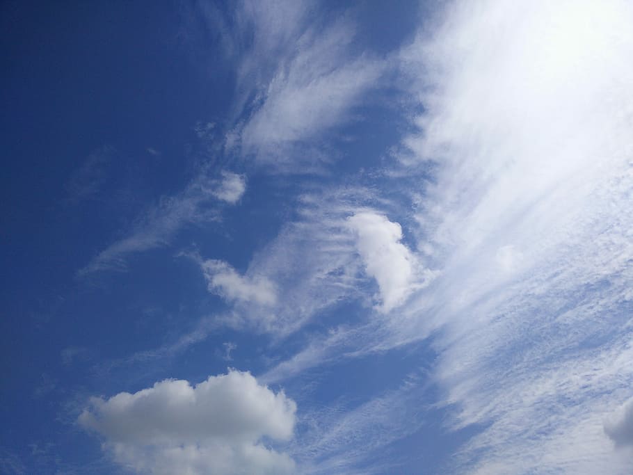 Sky, Lantian, Color, Said, Lantian Color, Cloud - Cumulus - HD Wallpaper 
