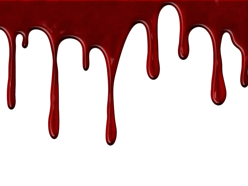 Png Dripping Blood - HD Wallpaper 