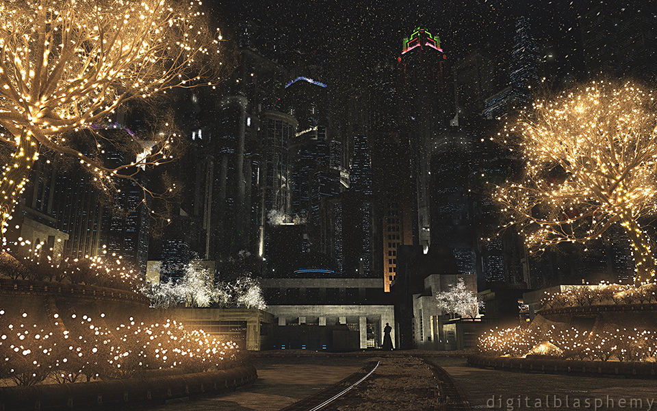 Digital Blasphemy Night - HD Wallpaper 