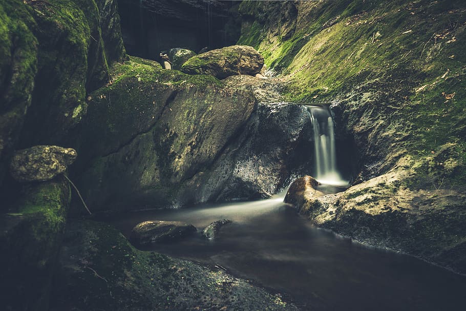 United States, Naugatuck, Spruce Brook Road, River, - Waterfall - HD Wallpaper 