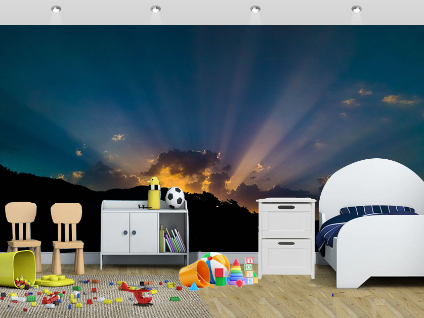 Enchanted Unrealistic Wallpaper Theme Sunshine Behind - Dinosaur Wall Mural Uk - HD Wallpaper 