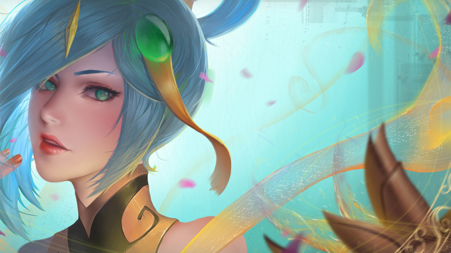 League Of Legends Lux Lunar - HD Wallpaper 