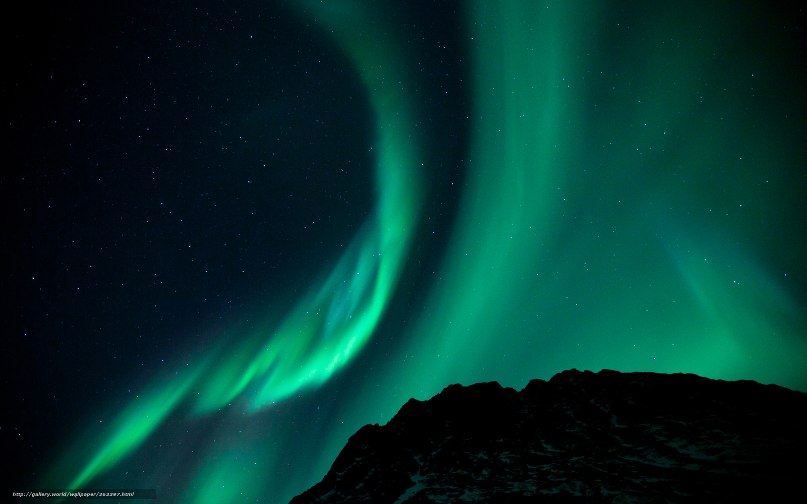 Download Wallpaper Mountain, Aurora Polaris, Star, - Northern Lights Wallpaper 4k - HD Wallpaper 