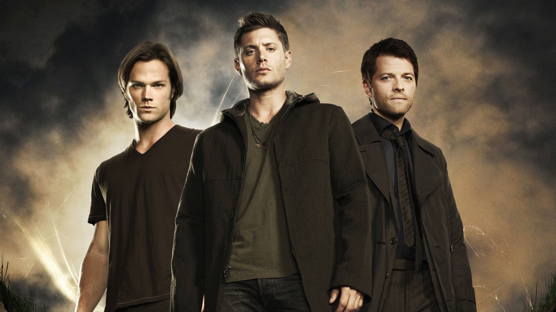 Supernatural For Desktop Background Kb Wallpaper Wpt1009046 - Cast Of Supernatural - HD Wallpaper 