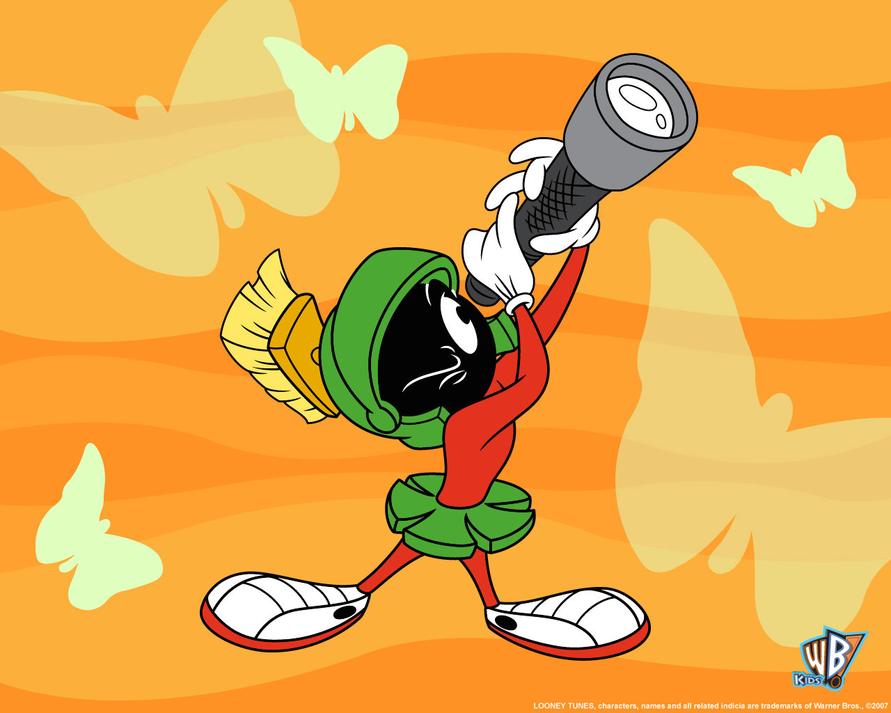 Marvin The Martian With Telescope - Looney Tunes Telescope Gif - HD Wallpaper 