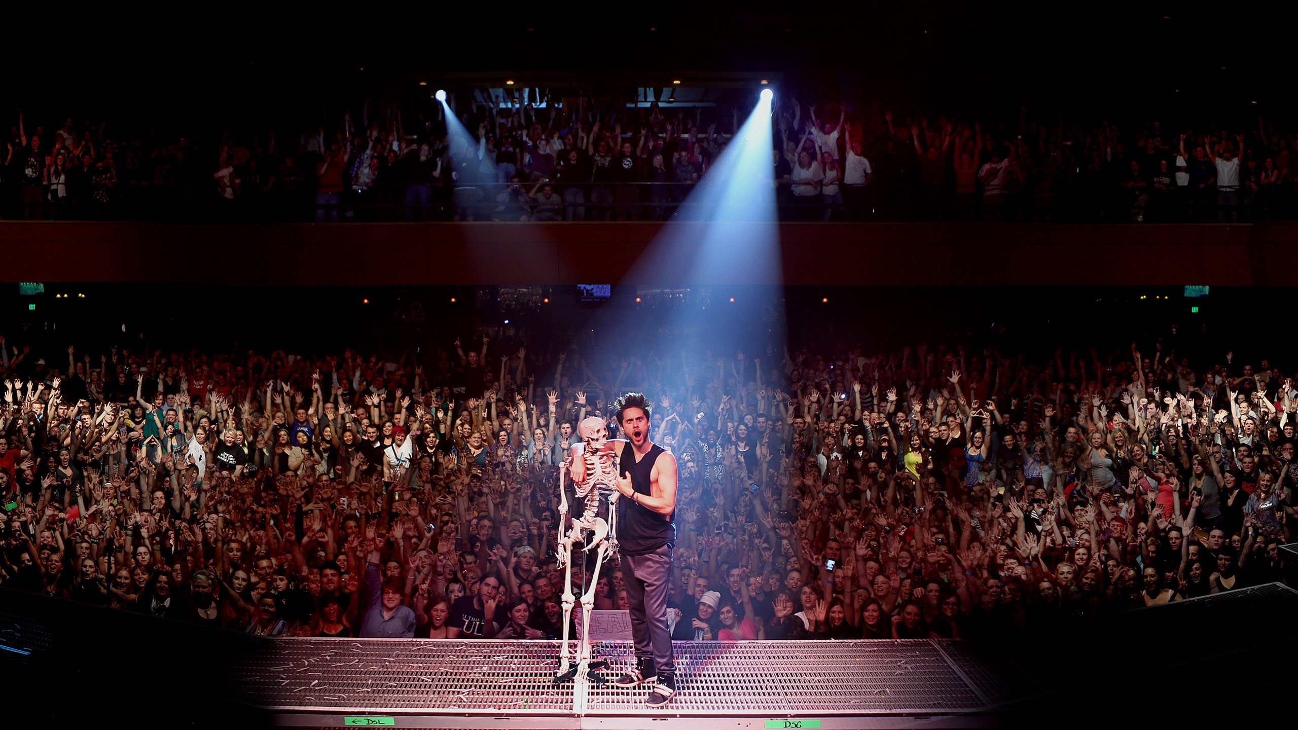 Wallpaper - 30 Seconds To Mars Crowd - HD Wallpaper 