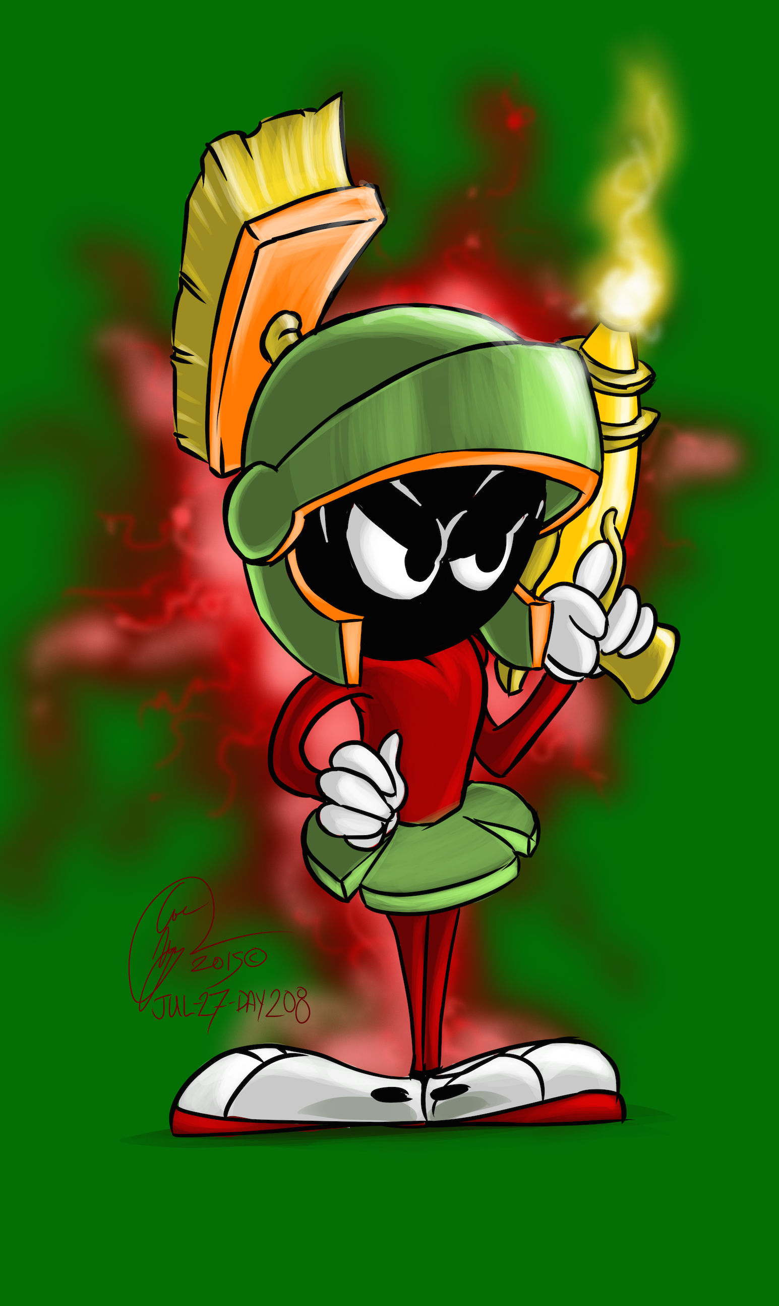 Marvin The Martian - Angry Marvin The Martian - 1545x2588 Wallpaper