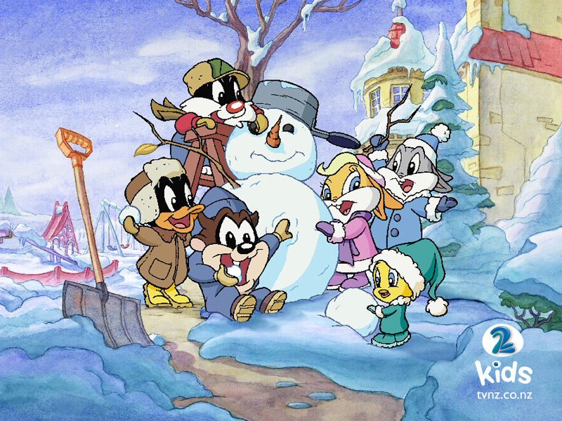 Right Click, Select Set As Background - Baby Looney Tunes Snow - HD Wallpaper 